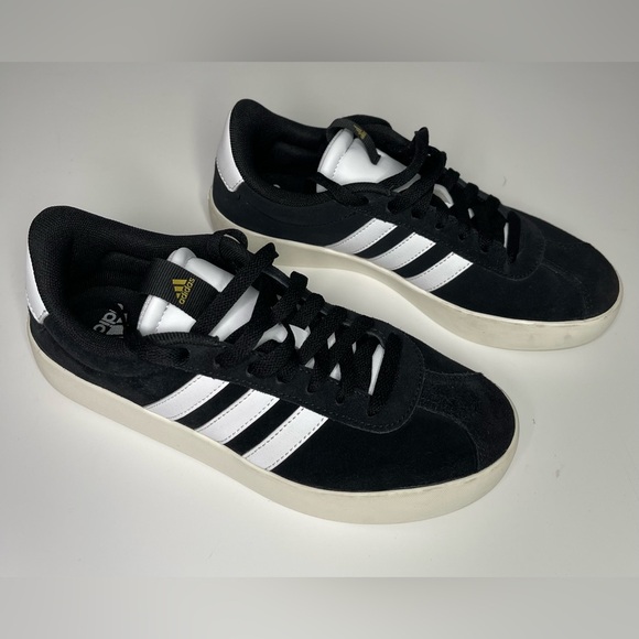 Adidas VL COURT 3.0 SHOES Black / White Size 6.5 - Picture 2 of 7